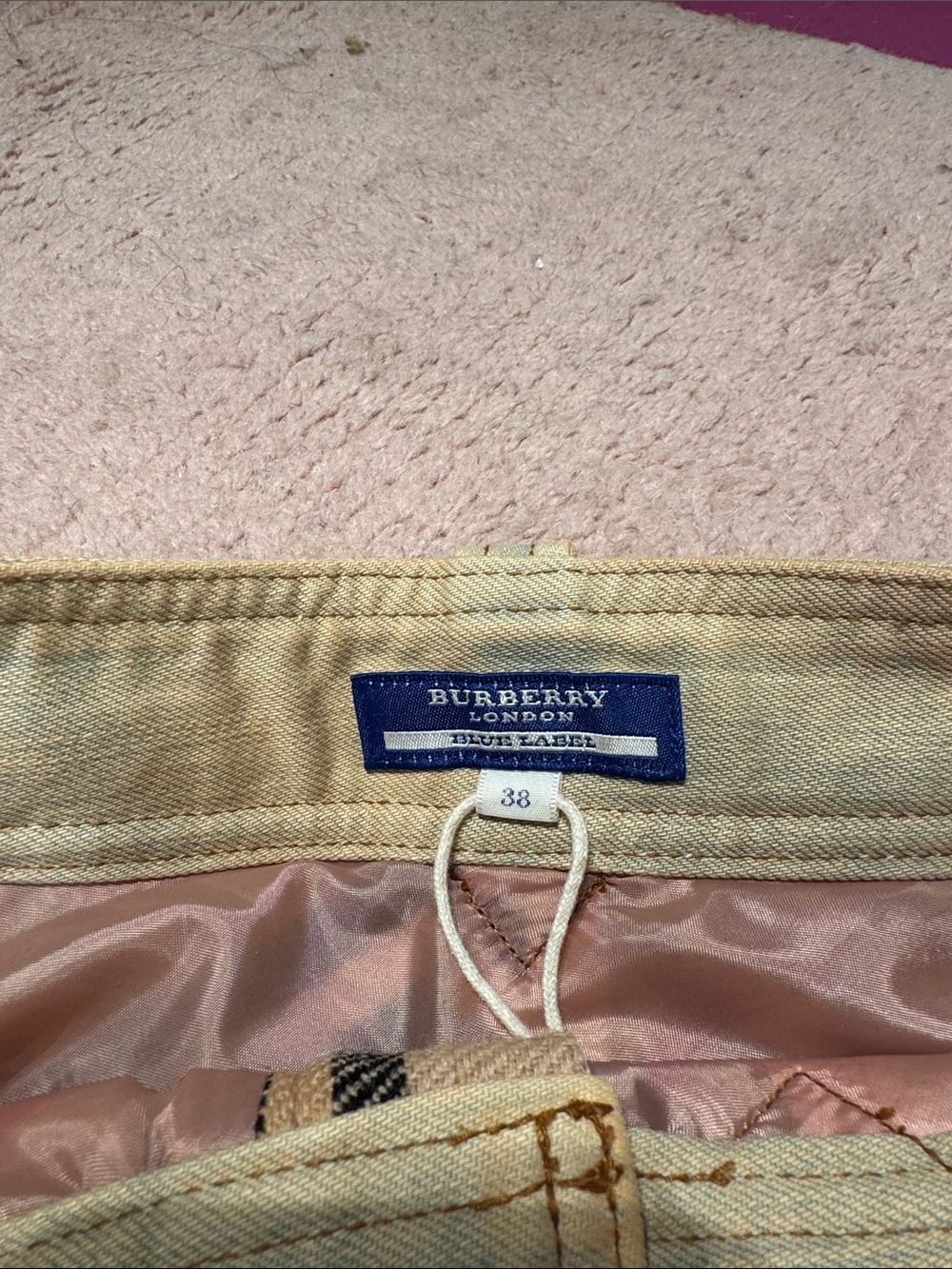 Burberry Plaid Wool Skirt - Picture 2 of 3